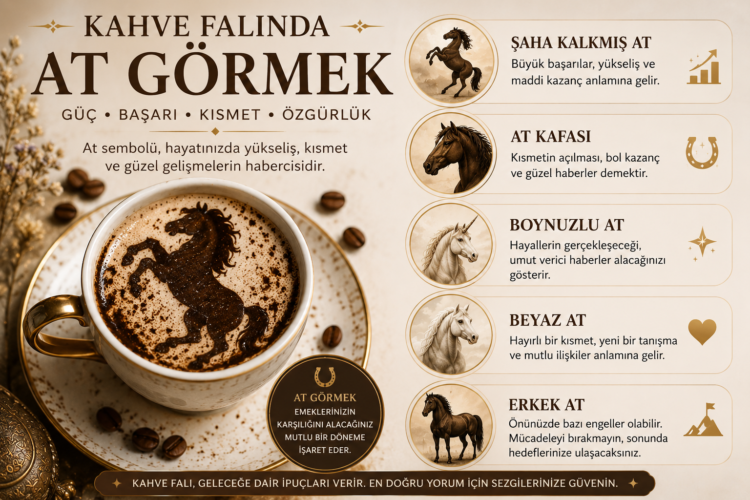 Kahve Falında At Görmek Ne Anlama Gelir?